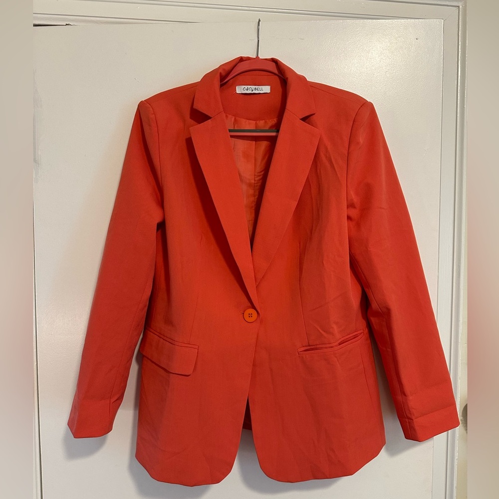 Orange Summer Blazer